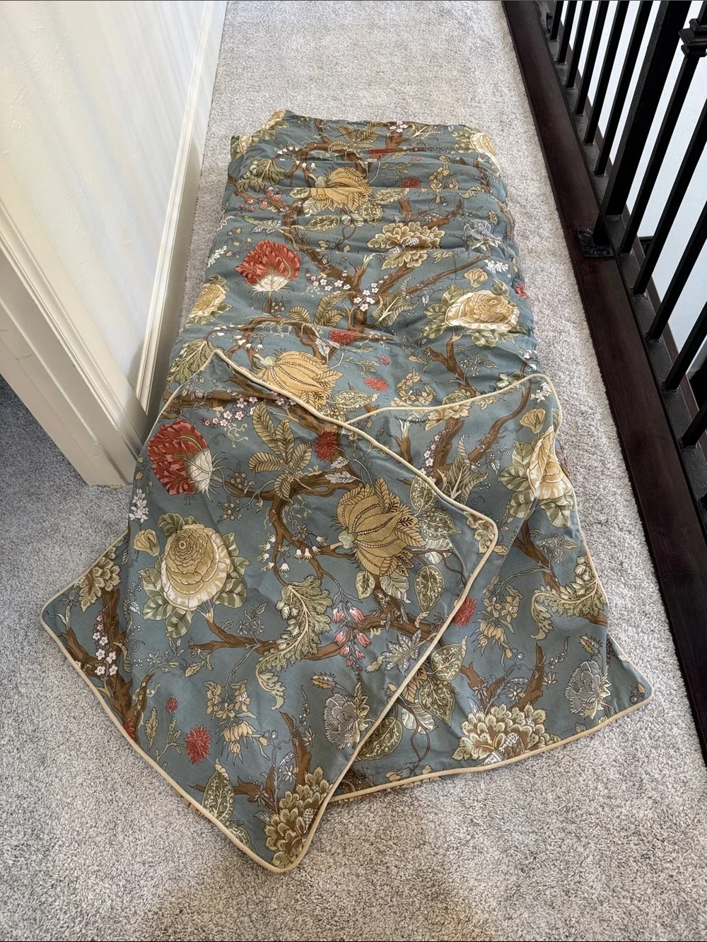 Pottery Barn Palampore King Duvet Cover Set with 3 Euro Shams